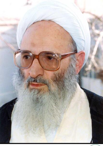 عکس لایه باز علامه حسن زاده آملی
