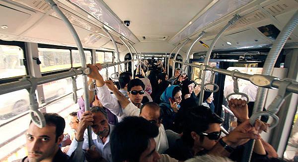 عکس توی اتوبوس
