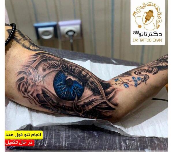 عکس طرح تاتو چشم جهان بین