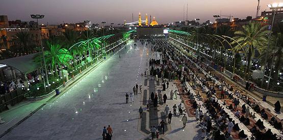 عکس سنگ فرش بین الحرمین