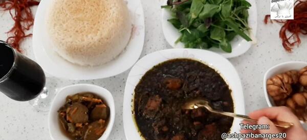 عکس غذا قورمه سبزی