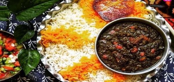 عکس غذا قورمه سبزی