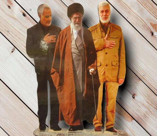 عکس حاج قاسم و رهبری