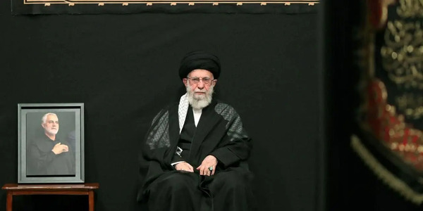 عکس حاج قاسم و رهبری