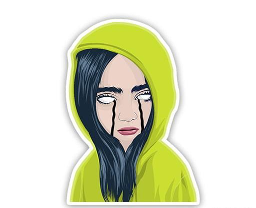 عکس بیلی ایلیش برای استیکر