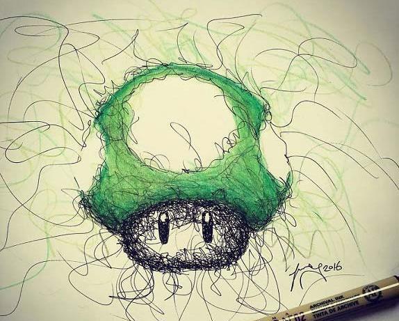 عکس ایده برای نقاشی خط خطی