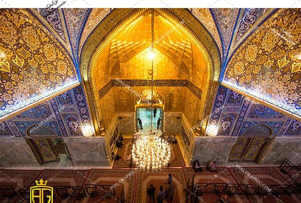 عکس با کیفیت حرم امام حسین لایه باز