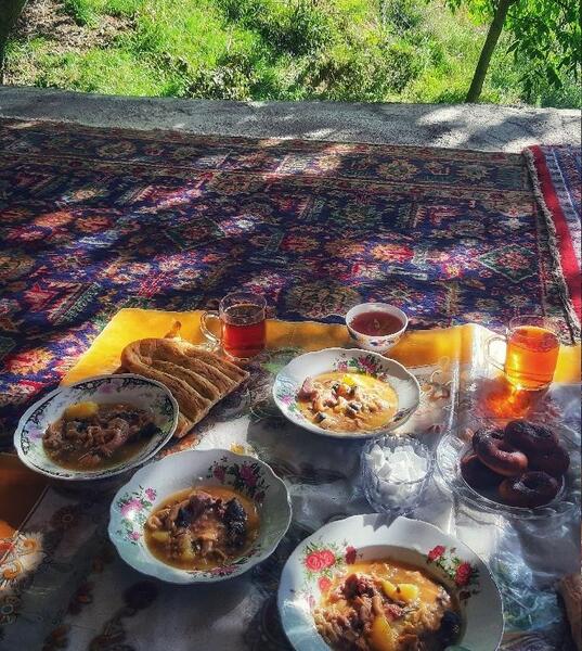عکس سفره کله پاچه
