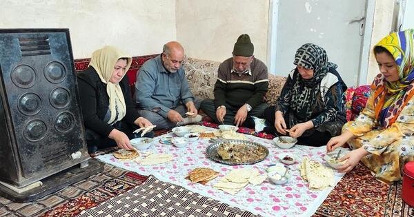 عکس سفره کله پاچه