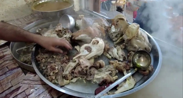 عکس سفره کله پاچه