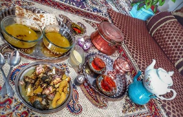 عکس سفره کله پاچه