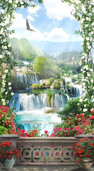 عکس لایه باز منظره