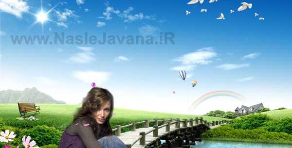 عکس لایه باز منظره