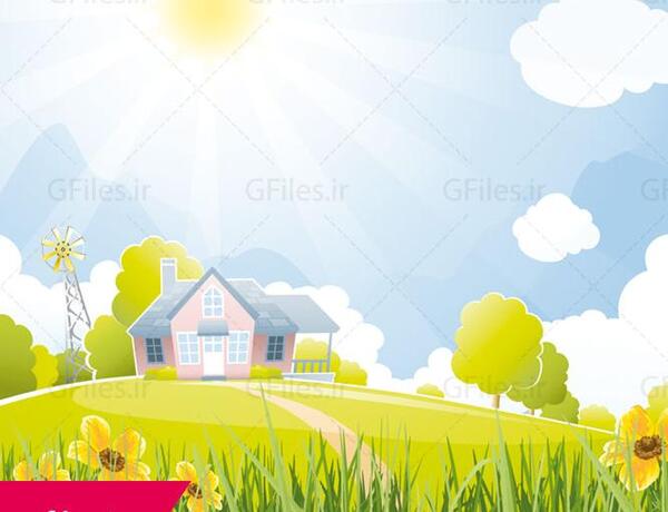 عکس لایه باز منظره