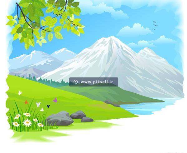 عکس لایه باز منظره