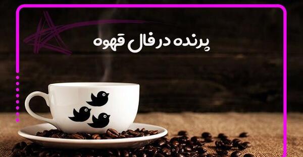 عکس عقاب در فال قهوه