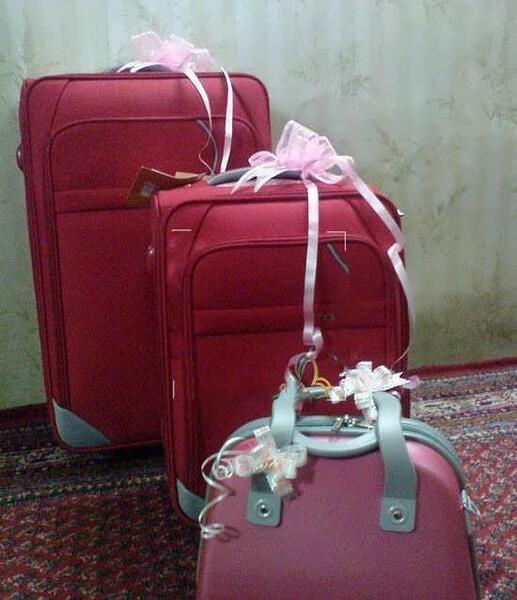 عکس تزیین چمدان داماد