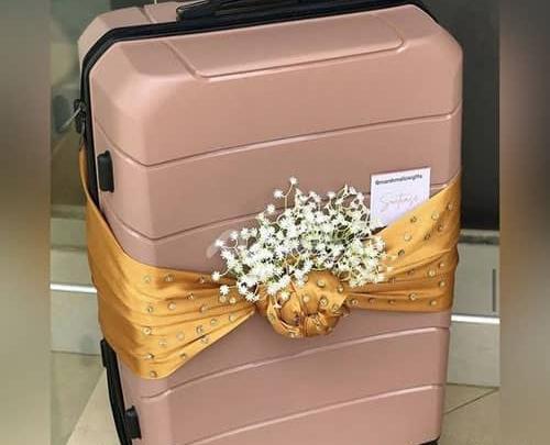 عکس تزیین چمدان داماد