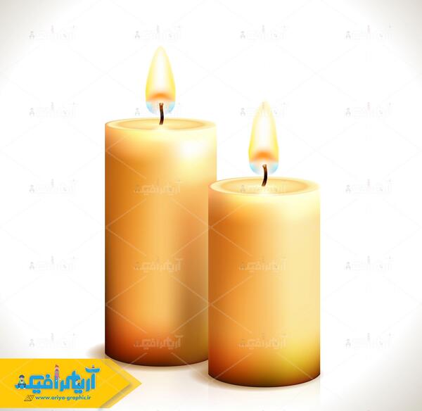 عکس شمع تسلیت لایه باز