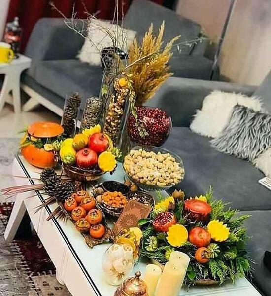 عکس ایده تزیین شب یلدا ساده