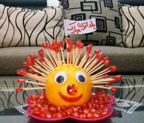 عکس ایده ی شب یلدا برای مدرسه