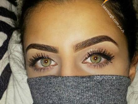 عکس دختر چشم درشت قهوه ای