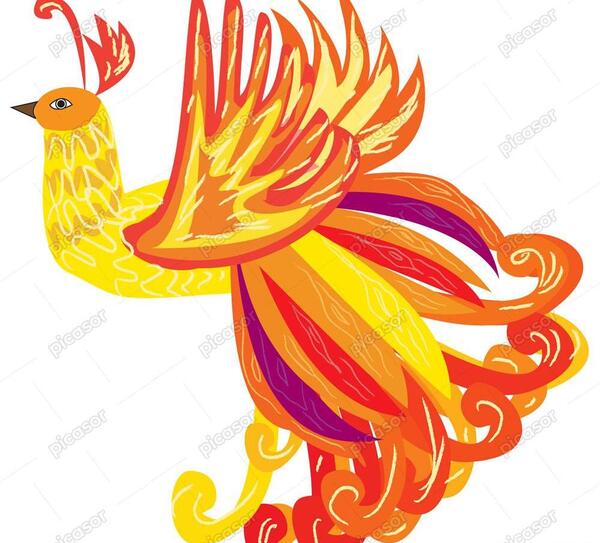 عکس مدل نقاشی پرنده ساده