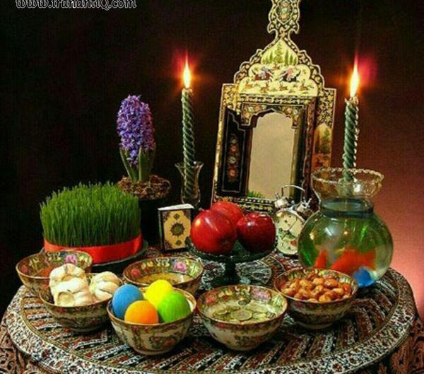عکس ایده هفت سین روی آینه