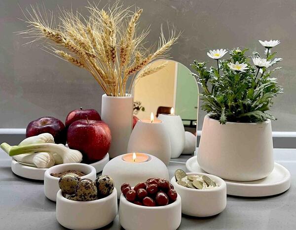 عکس ایده هفت سین روی آینه