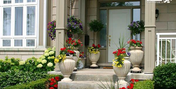 عکس ایده تزیین حیاط خانه