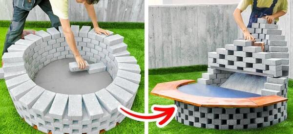 عکس ایده تزیین حیاط خانه