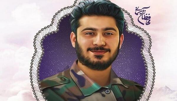 عکس شهید وحید زمانی نیا و همسرش
