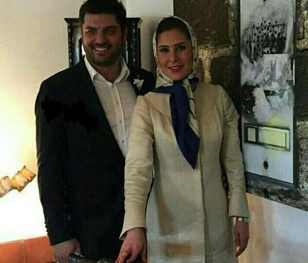 عکس های لو رفته سام درخشانی و همسرش