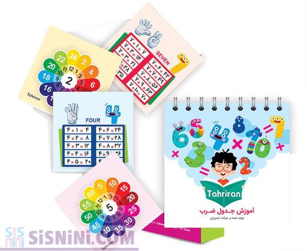عکس یادگیری جدول ضرب