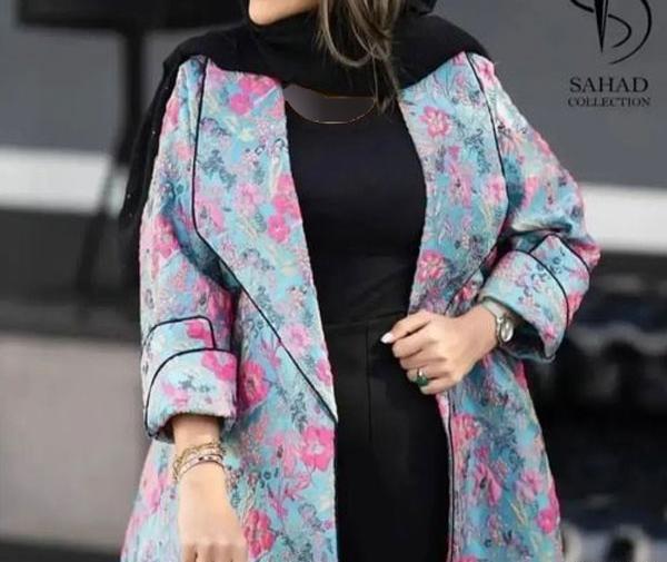 عکس مدل مانتو جدید دخترانه رنگ سال