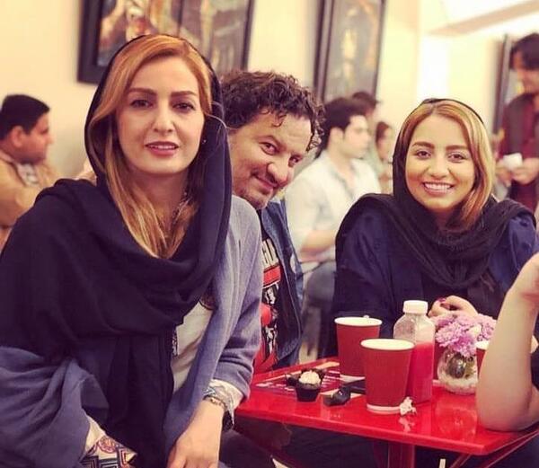 عکس شقایق دهقان با خانواده اش