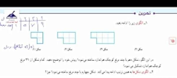 عکس کار در کلاس صفحه ۶۳ ریاضی پنجم