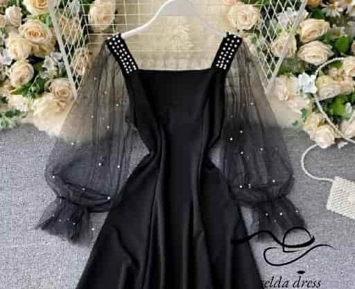 عکس لباس مجلسی زنانه مشکی