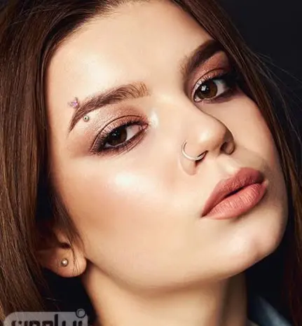 عکس پیرسینگ روی ابرو