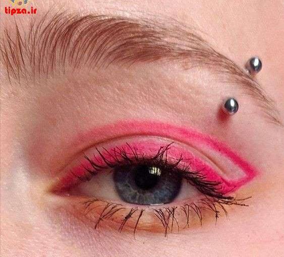 عکس پیرسینگ روی ابرو