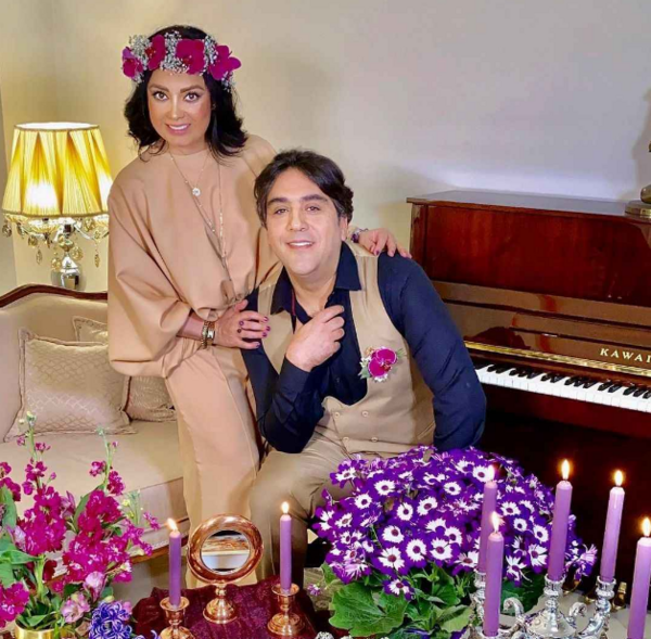 عکسهای ایرج راد و همسرش