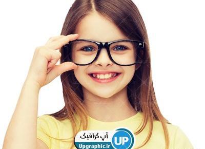 عکس خانم عینکی