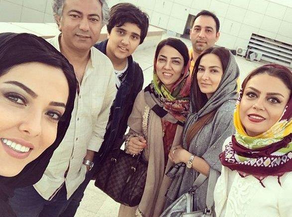 عکس لیلا اوتادی و همسرش