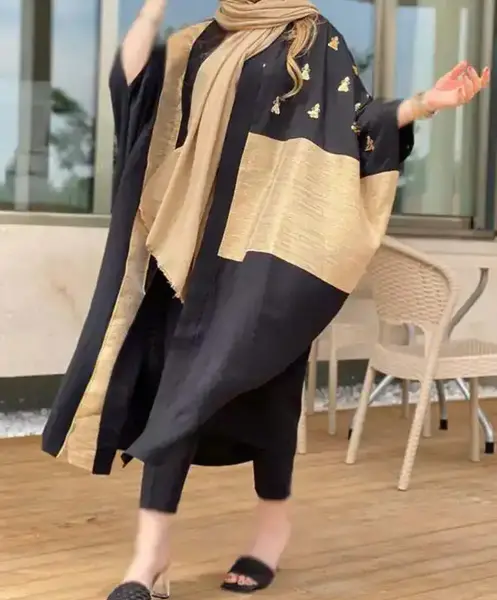 عکس مدل مانتو بلند حاملگی