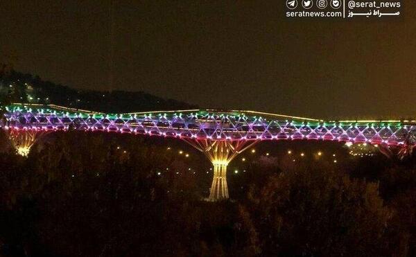 عکس پرچم ایران در طبیعت
