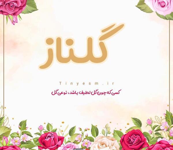 عکس نوشته های اسم گلناز