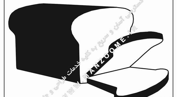 عکس نقاشی ساده نان