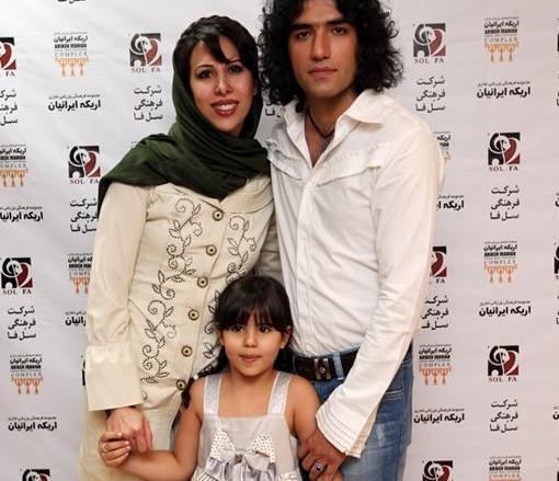 عکس رضا یزدانی و دخترش