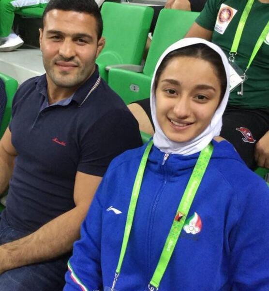 عکس رضا یزدانی و دخترش