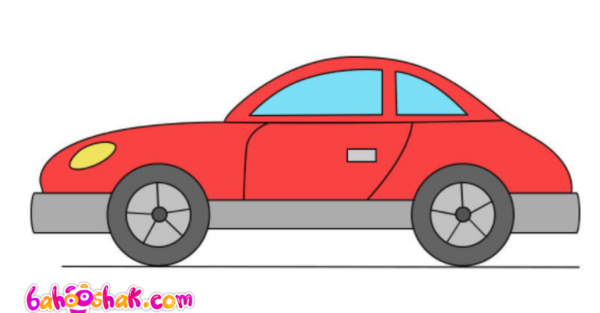 عکس نقاشی ساده ماشین